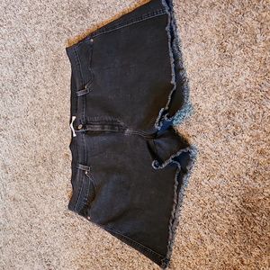 Signature by Levi Heritage Hi-Rise Black Shorts